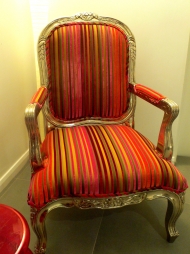 Silver finished chairs